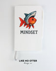 White Goldfish Shark Mindset Lined Journal