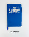 Royal Blue The Legend Has Retired Lined Journal