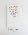 White You Belong Among the Wildflowers Lined Journal