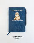 Navy I'm Sorry Did I Roll My Eyes Out Loud? Lined Journal