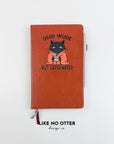 Brown Dead Inside but Caffeinated Lined Journal