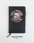 Black Gentle Parenting Drop Out Lined Journal