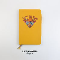 Yellow Not in the Mood Cow Lined Journal