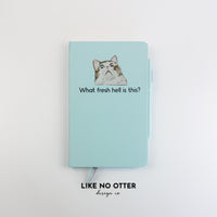 Sky Blue What Fresh Hell is This? Lined Journal