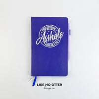 Purple Professional Asshole Lined Journal