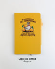 Yellow Not Easy Peasy Lemon Squeezy Goose Lined Journal