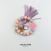Pink & Purple Sagittarius Zodiac Sign Silicone Wristlet