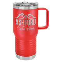 20oz Custom Engraved Travel Mug