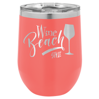 Custom Engraved Wine Tumbler