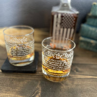 The Constitution Rocks Glass