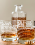 The Founder - Engraved Decanter Set