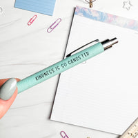 Snarky (or Sweet) Vegan Leather Pens