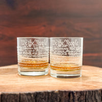 The Constitution Rocks Glass
