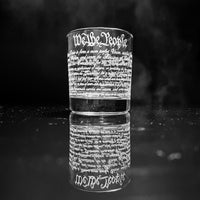 The Constitution Rocks Glass