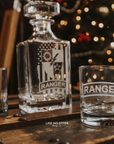 Ranger Inspired Decanter with Ranger Tab