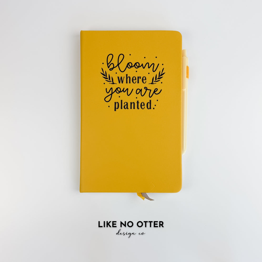 Yellow Bloom Where You Are Planted Lined Journal