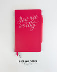 Berry You Are Worthy Lined Journal
