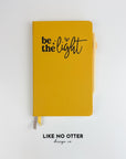 Yellow Be The Light Lined Journal
