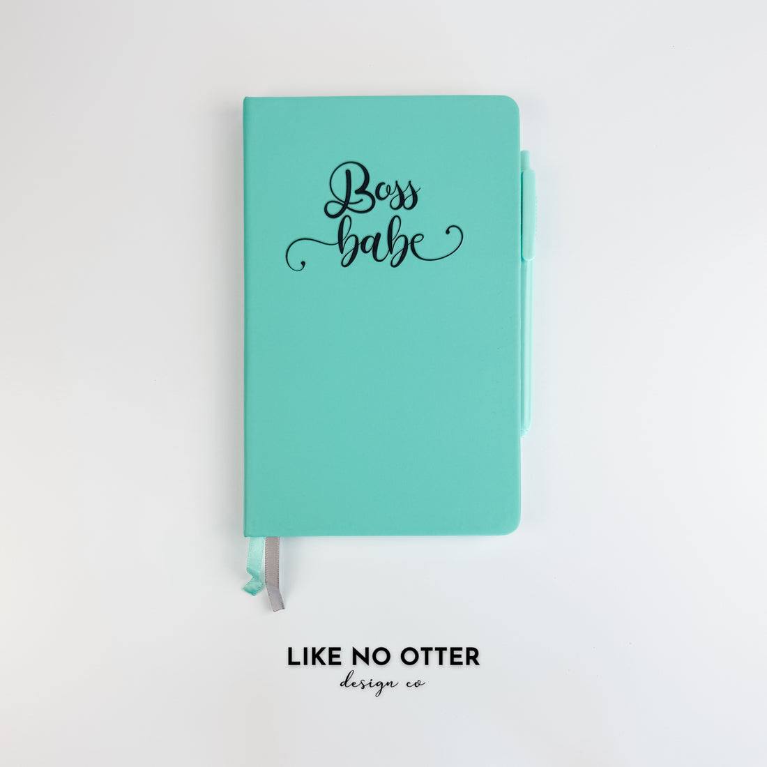 Teal Boss Babe Lined Journal