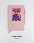 Pink Emotional Dumpster Fire Lined Journal