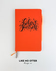 Orange Believe in Yourself Lined Journal