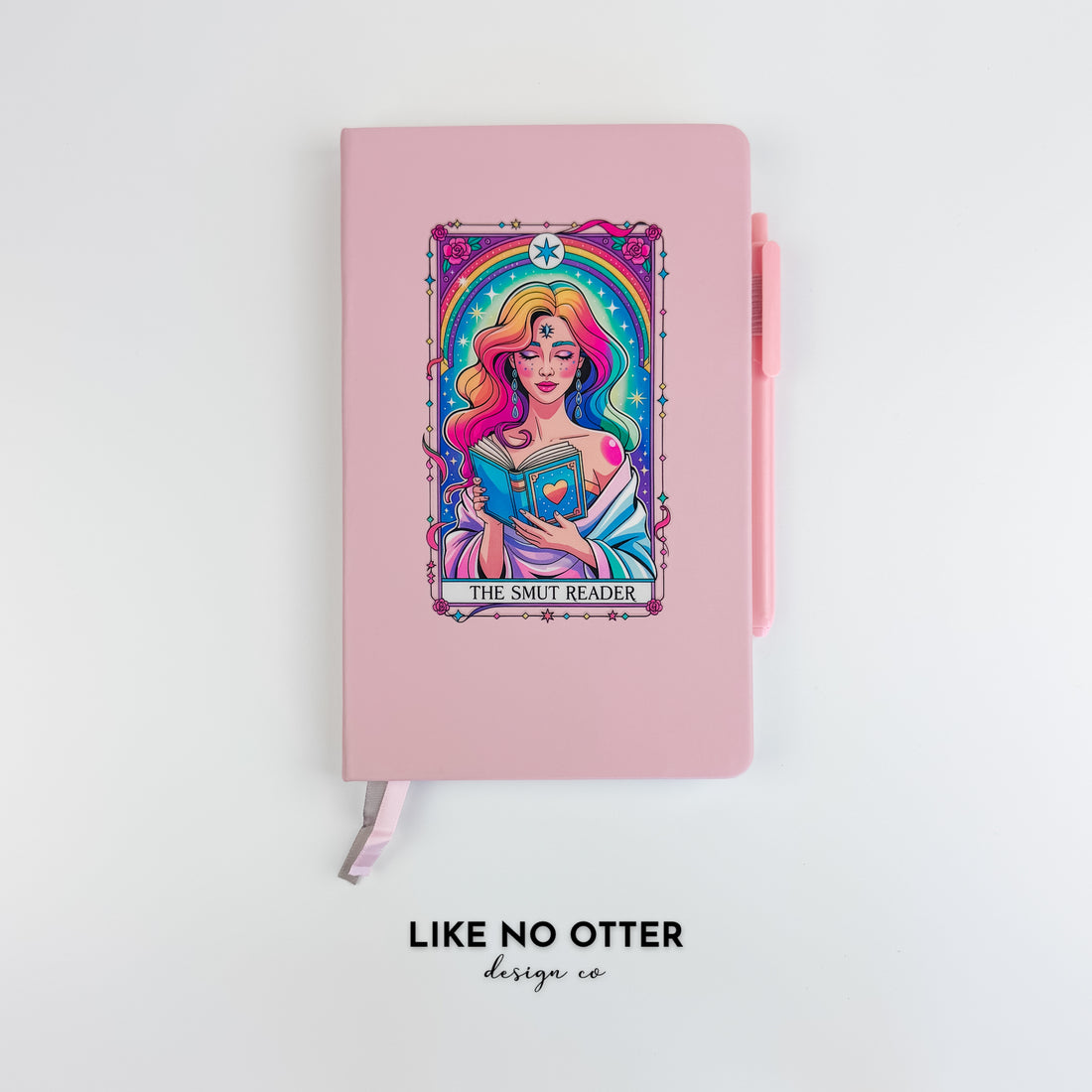 Pink The Smut Reader Tarot Lined Journal