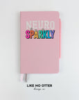 Pink Neuro Sparkly Lined Journal