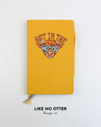 Yellow Not in the Mood Cow Lined Journal