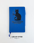Royal Blue Hello Darkness My Old Friend Lined Journal