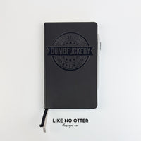 Black Let's Keep the Dumbfuckery to a Minimum Today Lined Journal