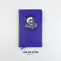 Purple Shhh… No One Cares Lined Journal