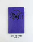 Purple Be Brave Be Kind Be Bold Butterfly Lined Journal