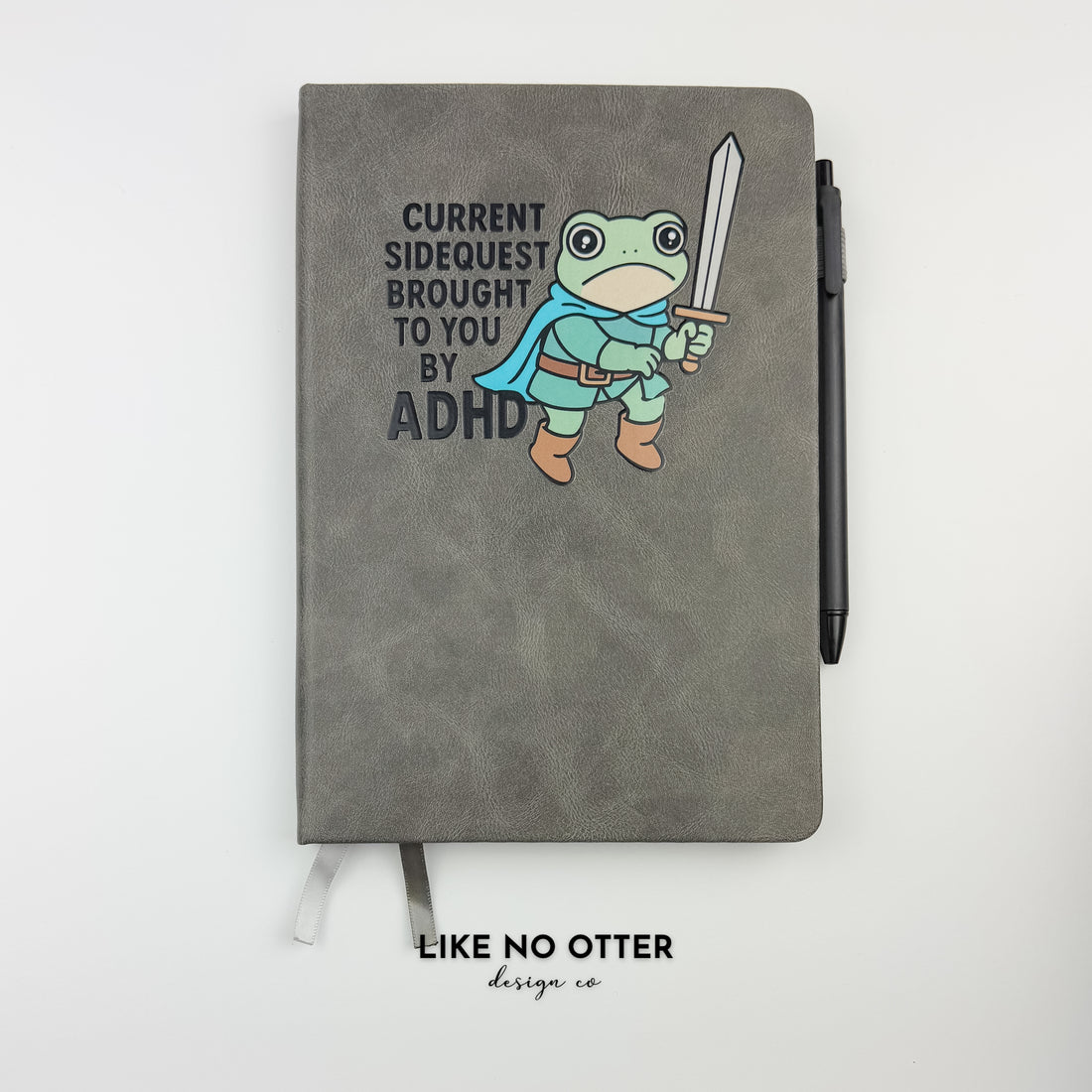 Grey Current Sidequest Brought to you by ADHD Lined Journal