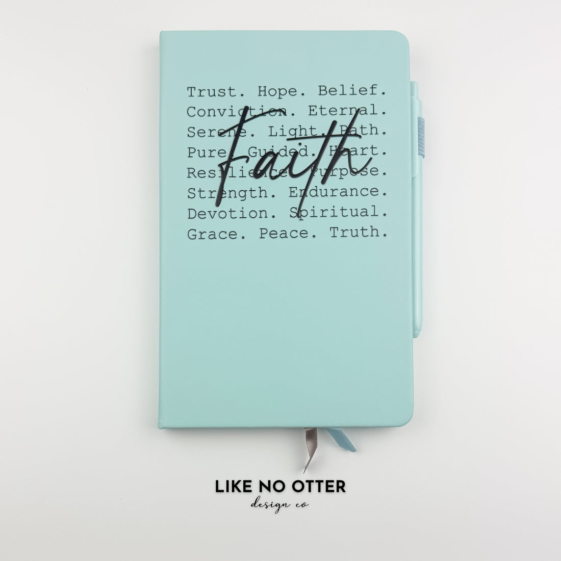 Sky Blue Faith Lined Journal