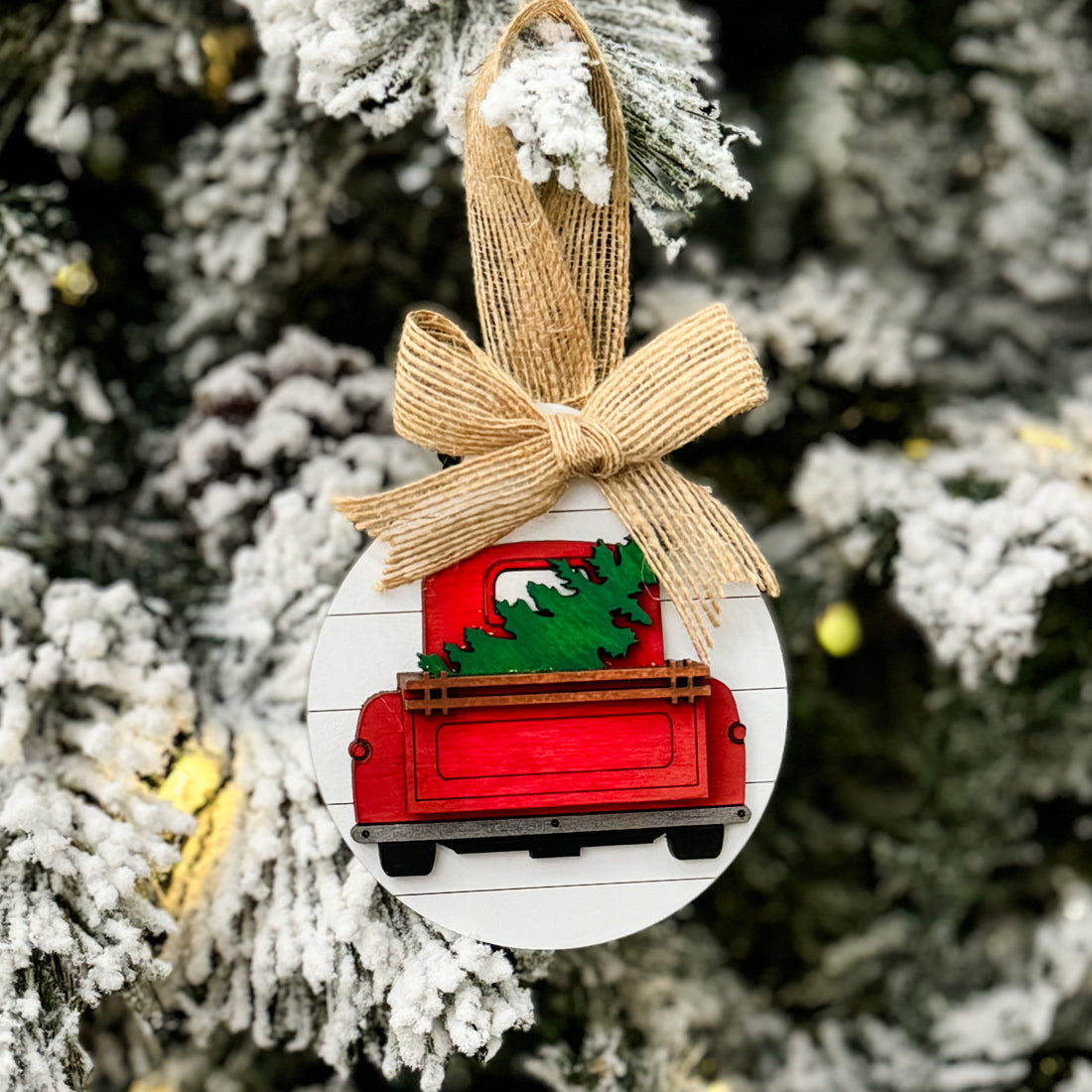 Handmade Truck Ornament - Standard
