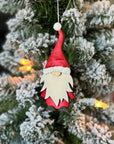 Handmade Gnome Ornament - Santa