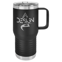 20oz Custom Engraved Travel Mug