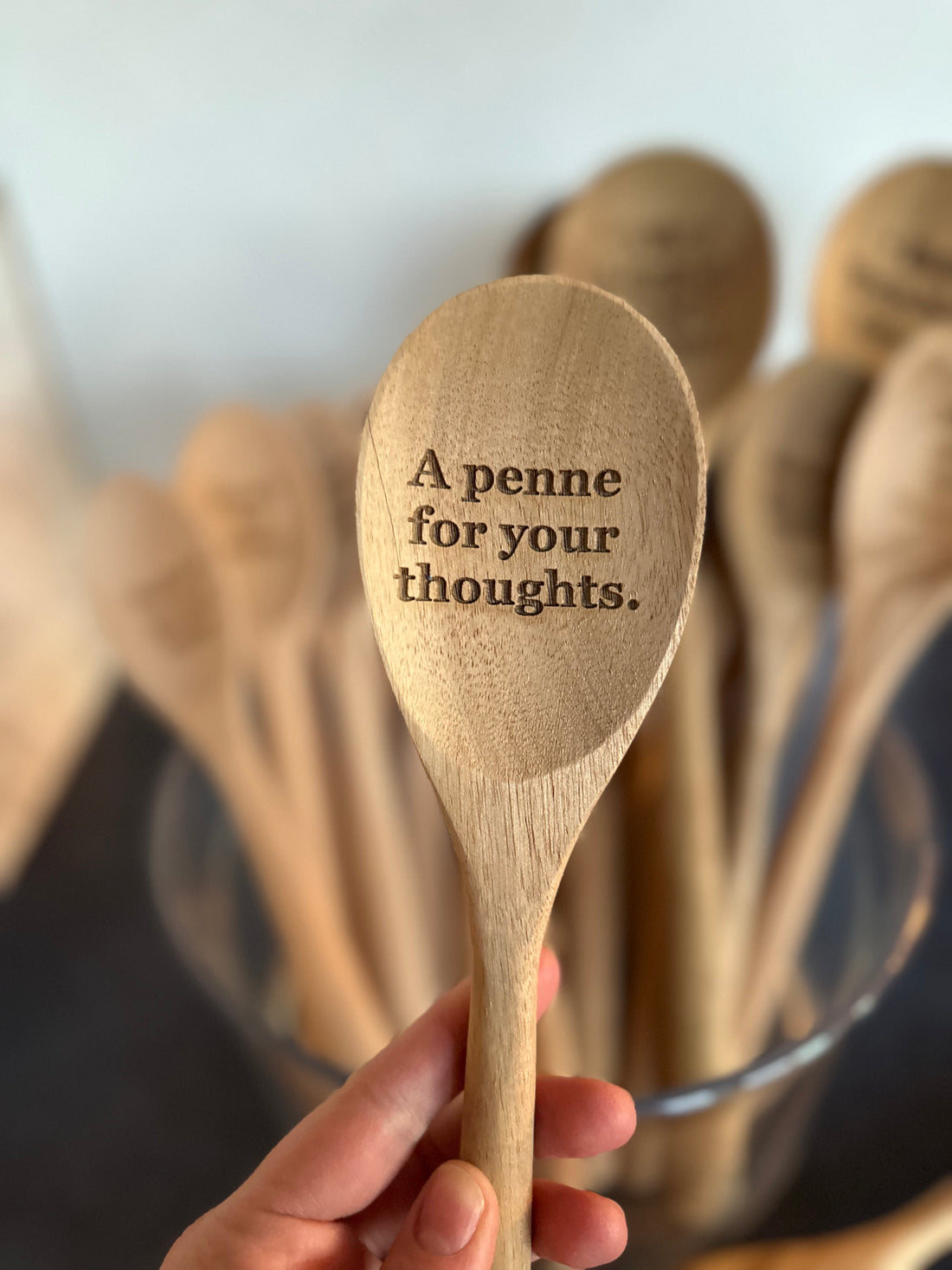 A Penne for Your Thoughts - Wooden Spoon