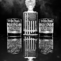 The Founder - Engraved Decanter Set